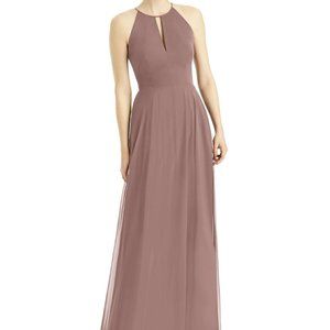 After Six Sienna High Neck Keyhole Bridesmaid Dress